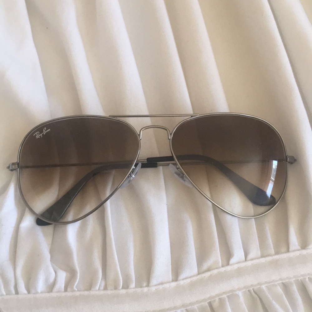 Brown Gradient Authentic RayBan Aviators